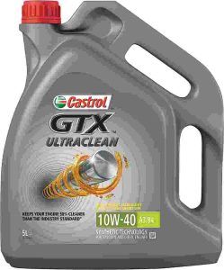 Castrol GTX Ultraclean, huile 10W40, A3/B4, 5L